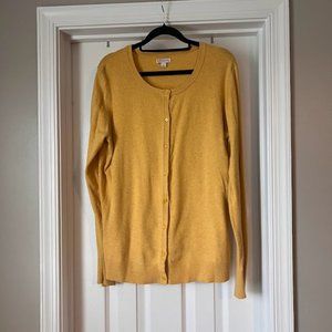 Merona Golden Sunflower Long Sleeve Cardigan